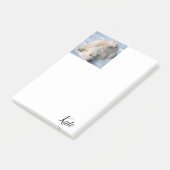 Polarbär Post-it Klebezettel (angewinkelt)