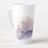 Polarbär-Schlaf von Molly Harrison Milchtasse (Linke Ecke)