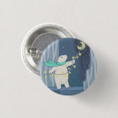 Polarbär und Mond Button (Vorne & Hinten)