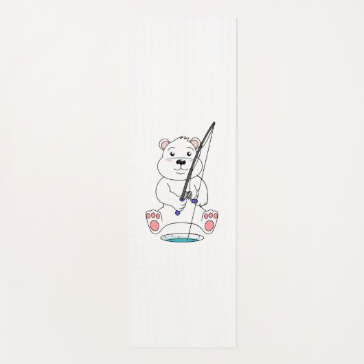 Polarbär Yogamatte (Vorderseite)