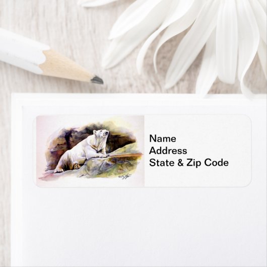 Polarbärbeschriftung (Insitu)