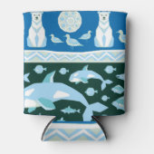 Polarbären Dosenkühler (Vorderseite)