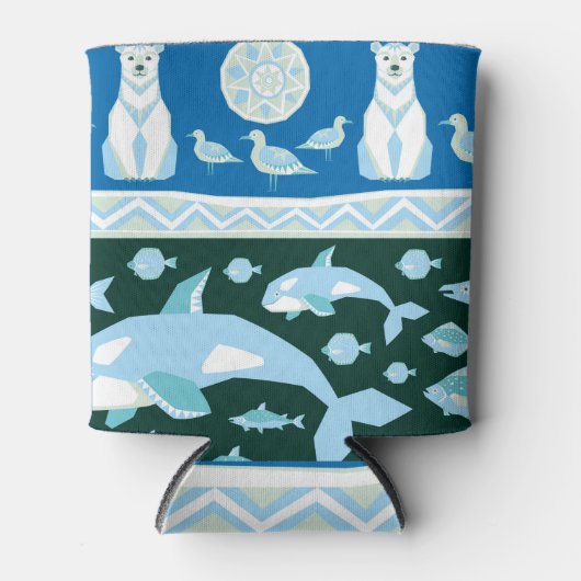 Polarbären Dosenkühler (Vorderseite)