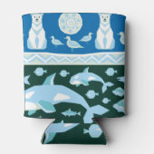 Polarbären Dosenkühler (Rückseite)