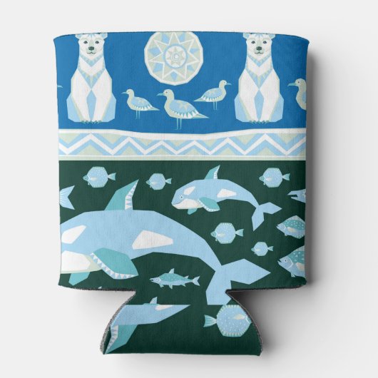 Polarbären Dosenkühler (Rückseite)