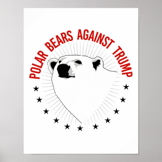 Polarbären gegen Trump - - Pro-Science - Poster (Vorne)