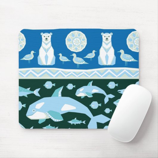 Polarbären Mousepad (Mit Mouse)