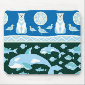 Polarbären Mousepad (Vorne)