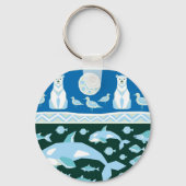 Polarbären Schlüsselanhänger (Vorderseite)