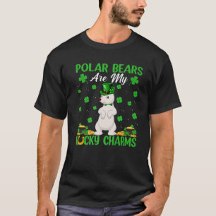Polarbären sind meine Glücksbringer Polar Bear St. T-Shirt