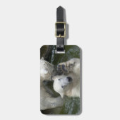 Polarbären spielen gepäckanhänger (Vorderseite vertikal)