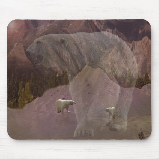 Polarbärenberg, Mousepad (Vorne)