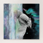 Polarbärennacht - Zeichnend Kunstsammlung Puzzle (Horizontal)