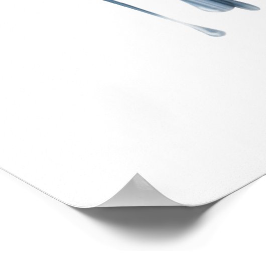 Polarbärenumarmung der Erde Poster (Ecke)