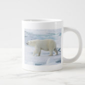 Polarbärenwanderung, Norwegen Jumbo-Tasse (Rechts)