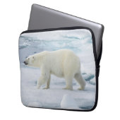 Polarbärenwanderung, Norwegen Laptopschutzhülle (Vorderseite Links)