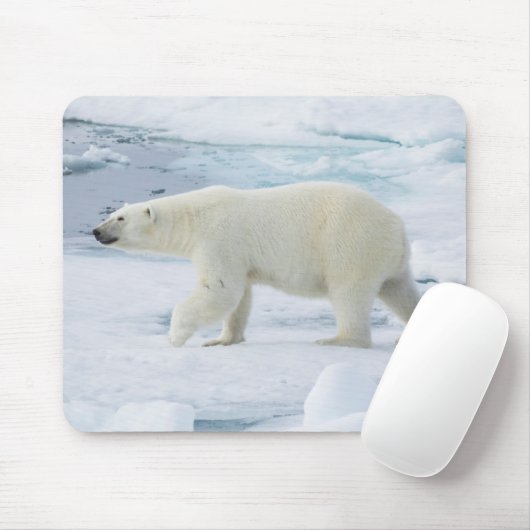 Polarbärenwanderung, Norwegen Mousepad (Mit Mouse)
