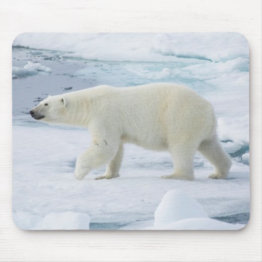 Polarbärenwanderung, Norwegen Mousepad (Vorne)
