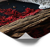 Polarbärkunst Poster (Ecke)