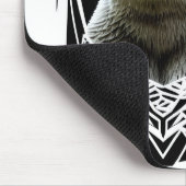 Polarbärportrait Mousepad (Ecke)