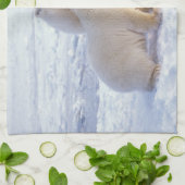 Polarbärsäte mit Krug, Packung Geschirrtuch (Gefaltet)