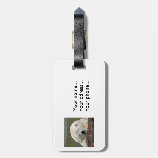 PolarBear20150501 Gepäckanhänger (Rückseite vertikal)