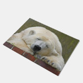 PolarBear 001 Fußmatte (Schrägansicht)