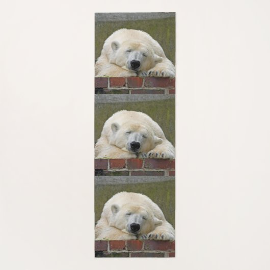 PolarBear 001 Yogamatte (Rückseite)