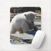 PolarBear_20190302_by_JAMFoto Mousepad (Mit Mouse)