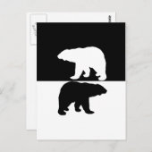 Polarbear Postkarte (Vorne/Hinten)