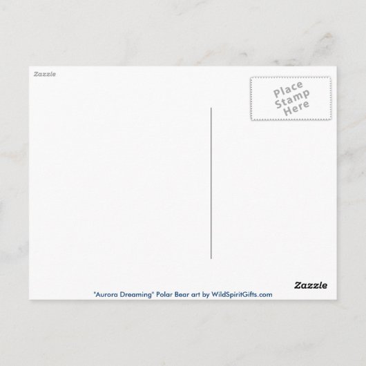 POLARBEAR Postkarte (Rückseite)