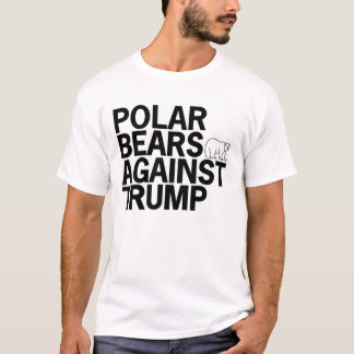 Polare Bären gegen Trumpf-T - Shirt