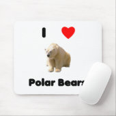 Polare Bären Mousepad der Liebe I (Mit Mouse)