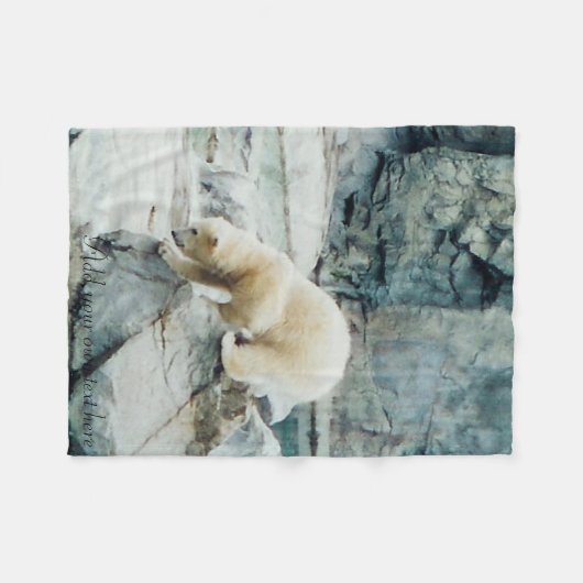 Polare Bärenjungs-Fleecedecke Fleecedecke (Vorderseite (Horizontal))