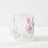 Polare Bärn-mattierte Tasse! Mattglastasse (Vorderseite Links)