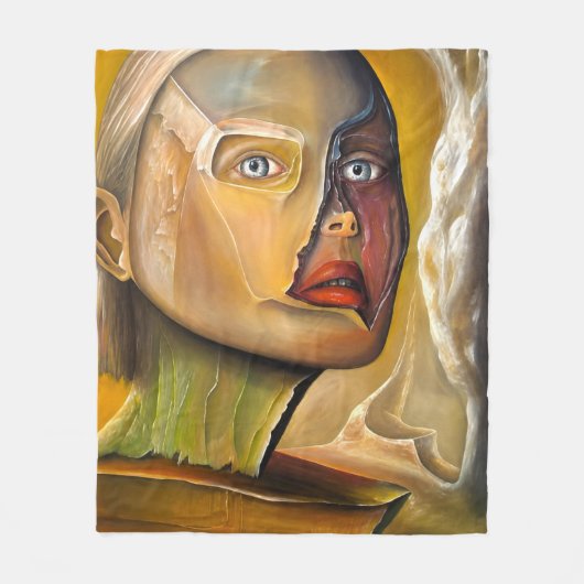 Polare Decke mit Kunstmalerei (Vorderseite)