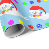 Polare Kinder in den Reihen Geschenkpapier (Rolleneckpunkt)