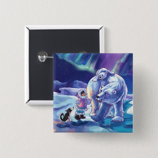 Polare Kumpel Button (Vorne & Hinten)