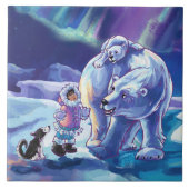 Polare Kumpel Fliese (Vorderseite)