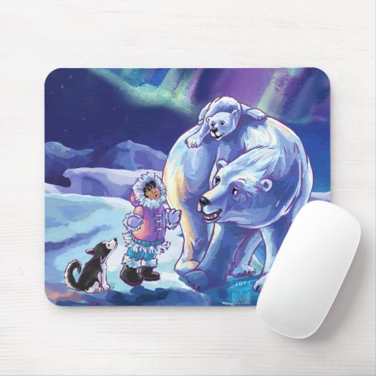 Polare Kumpel Mousepad (Mit Mouse)