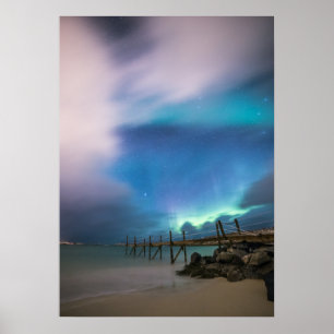 Polare Lichter Norwegen Poster