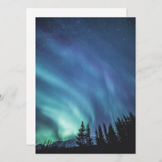 Polare Lichtkarte Save The Date (Vorne/Hinten)