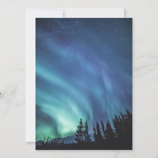 Polare Lichtkarte Save The Date (Vorderseite)