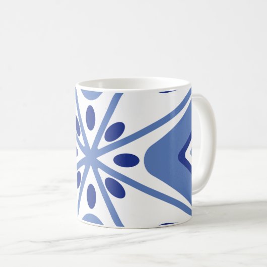 Polare Sternexplosion Kaffeetasse (VorderseiteRechts)