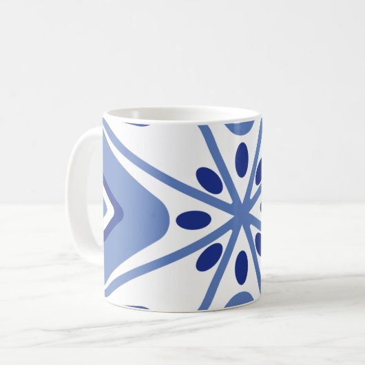 Polare Sternexplosion Kaffeetasse (Vorderseite Links)