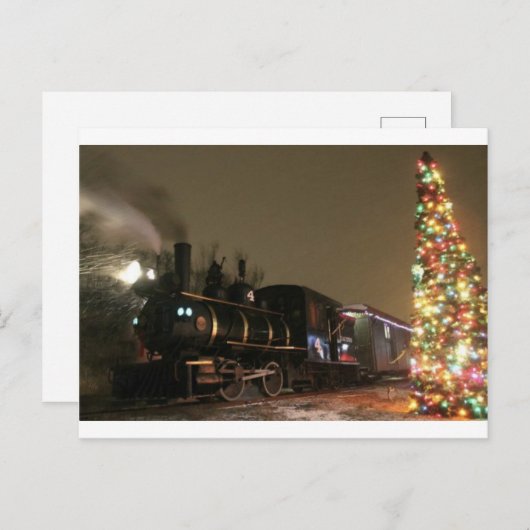 polare Weihnachtsausdrücke Postkarte (Vorne/Hinten)