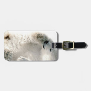 Polarer Bärenjungs-Tier-arktischer gefrorener Gepäckanhänger