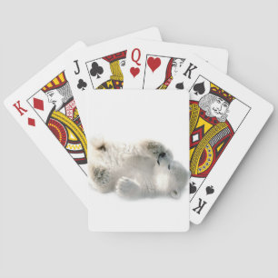 Polarer Bärenjungs-Tier-arktischer gefrorener Spielkarten