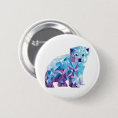 Polarer Bärn-Abzeichen Button (Vorne & Hinten)