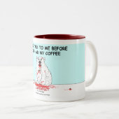 Polarer Bärn-Kaffee-Tasse Zweifarbige Tasse (VorderseiteRechts)